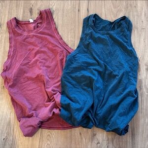 Set of Two Lululemon tie back tanks